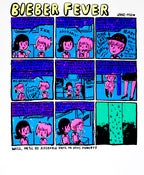 Image of "bieber fever" print