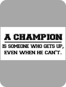 Image of A Champion...