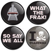 Image of Button Badge Set - Battlestar Galactica