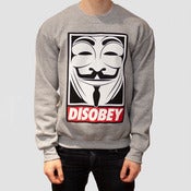 Image of Disobey V For Vendetta Crewneck