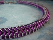 Image of BDSM Slave Collar Roundmaille Chainmaille Assorted Colors