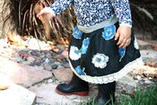 Image of 'walk in the poppies' skirt