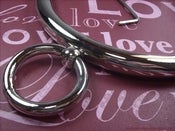 Image of Stainless Steel BDSM Slave Collar with O-Ring