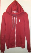 Image of Attic Bomber - Cranberry Zipped Hoodie 