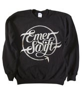 Image of Emer Swift sweatshirt silver print on black ltd edition