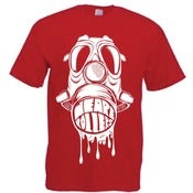Image of We Are Rollers Gasmask Red T-Shirt