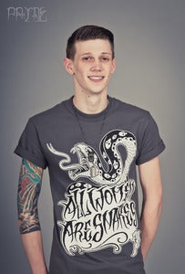Image of Men's All Women Are Snakes -Grey