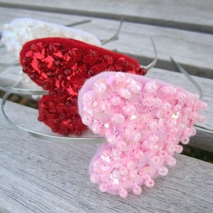 Image of "Less Than Three" Sequin Headband