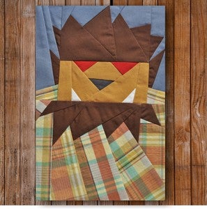 Image of Chuck Wolfman 8" x 10" Quilt BLock Pattern