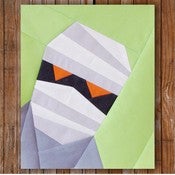 Image of Mumford the Mummy 8" x 10" Quilt Block Pattern