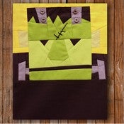 Image of Carl Frankenstein 8" x 10" Quilt Block Pattern PDF
