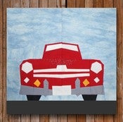 Image of 1948 Ford Super Deluxe Convertible 12" x 12" Quilt Block Pattern PDF