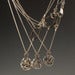 Image of dual length textured pendant necklace