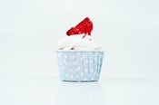 Image of Ruby Red Slipper Cupcake Topper- set of 24