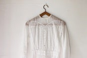 Image of Edwardian cotton lawn dress