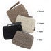 Image of Knitted Zip Purse - PLAIN CABLE