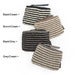 Image of Knitted Zip Purse - THIN STRIPE