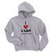 Image of I Heart a Tubie Hooded Pullover