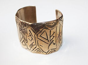 Image of Cave Dweller Cuff in Bronze