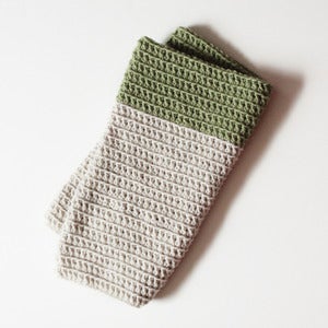 Image of Cozy Cowl in Heather and Key Lime