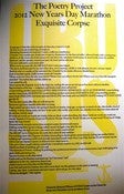 Image of 38th Annual New Year's Day Marathon Exqisite Corpse Broadside