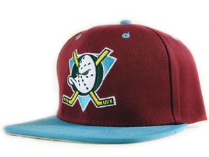 Image of Anaheim Mighty Ducks Vintage Snapback in Purple