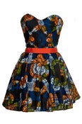 Image of Tribal African Print Party Dress