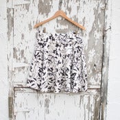 Image of Black and White Whispering Grass Skirt