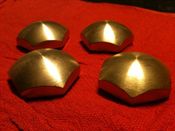 Image of Brass knucklehead Rocker Nuts