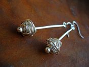 Image of Tied Up and Twisted Earrings