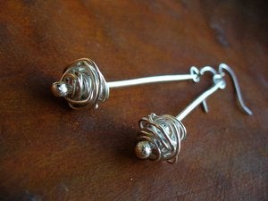 Image of Tied Up and Twisted Earrings