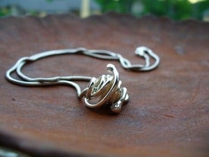 Image of Tied Up and Twisted Necklace