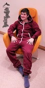 Image of You're Hooked Berry Onesie