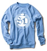 Image of Eco Blue Crest Crew