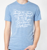 Image of Tri-Blend Lyrics T - Blue