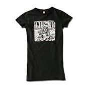 Image of Psycho-Hobo Women's T-Shirt / Faded Black