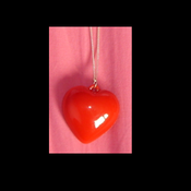 Image of Large Red Heart Necklace *LAST ONE*