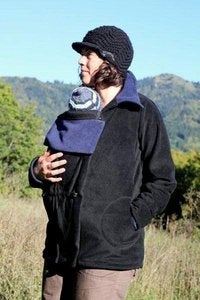 Image of Cali Calo Stella Babywearing Jacket - Black/Ink