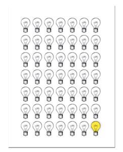 Image of One Bright Idea Poster