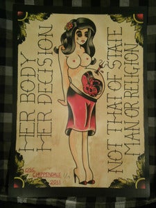 Image of Her Body Her Decision print