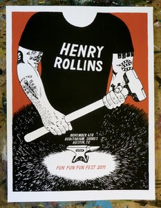 Image of Henry Rollins FFF Fest Poster