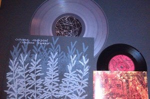 Image of CHROME JACKSON LP / SPLIT 7" w/ DIAGRAM A bundle