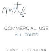 Image of Commercial Use :: All Fonts