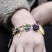 Image of Dark Days Plectrum Charm Bracelet