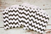 Image of Small Black Chevron Sacks