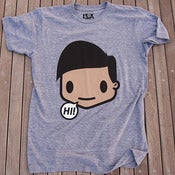 Image of SAY HELLO, AZIMO S/S - ATHLETIC HEATHER GREY
