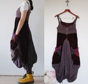 Image of unique long dress with two huge pocket S