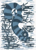 Image of Linocut print "squirrel"