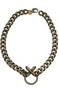Image of CRYSTAL CROSS NECKLACE