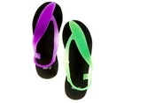 Image of nat-2 Trav Bird green & purple (W)